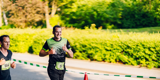 Läufer beim Campuslauf