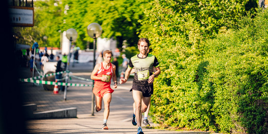 Läufer beim Campuslauf
